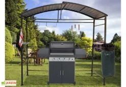 Carport Abri Pour Barbecue Acier Galvanisé Et époxy 1,5 X 2,5 M