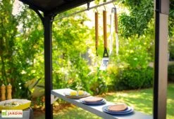 Abri Barbecue En Aluminium Et Polycarbonate 180 X 240 Cm – Austin -Nesling Boutique accessoires abri bbq austin canopia palram
