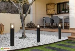 Balise Extérieure En Aluminium Et Verre ⌀ 12 Cm - Kila