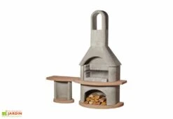 Barbecue En Béton Au Charbon De Bois Carmen