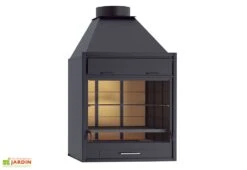 Barbecue Charbon Et Bois à Poser Ou Encastrer BF-70 Acier 68,5 X 63 Cm