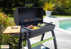 Nesling Boutique -Nesling Boutique barbecue charbon bois tonino 1 cuve avec couvercle 2 grilles 1 plancha 1