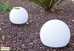 Boule Lumineuse Blanche Autonome 40x32cm (l,h)
