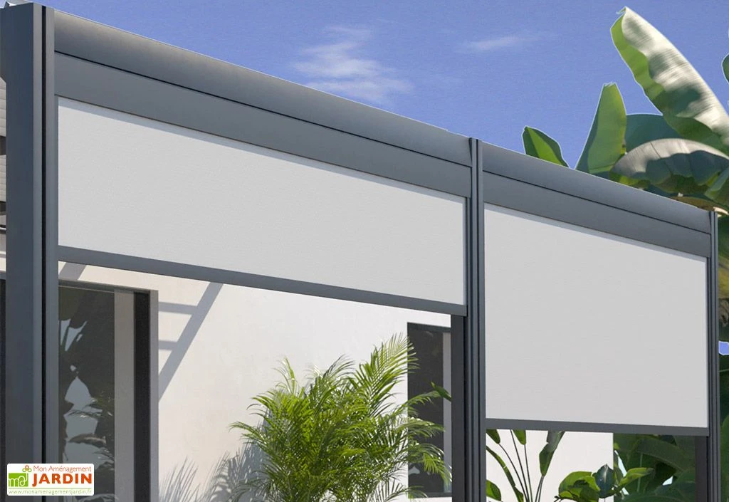 Store Latéral Pour Pergola Bioclimatique Couleurs Du Monde – 3M 2 Store Latéral Pour Pergola Bioclimatique Couleurs Du Monde – 3M – Image 2