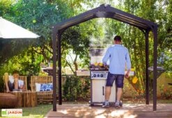Abri Barbecue En Aluminium Et Polycarbonate 180 X 240 Cm – Austin -Nesling Boutique carport barbecue aluminium austin canopia palram