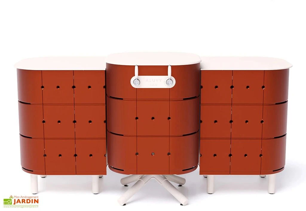 Desserte Extérieure En Aluminium Pour Le Barbecue Lulu Et Marcel 3 Desserte Extérieure En Aluminium Pour Le Barbecue Lulu Et Marcel – Image 3