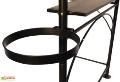 Carport Abri Pour Barbecue Acier Galvanisé Et époxy 1,5 X 2,5 M -Nesling Boutique detail abri barbecue etagere acier epoxy