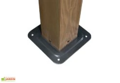Pergola Autoportée En Aluminium Effet Bois 10 M² – Fontana 11 Pergola Autoportée En Aluminium Effet Bois 10 M² – Fontana -Nesling Boutique detail poteau pergola alu 10m2 fontana sojag