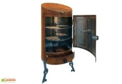 Fumoir Pour Brasero En Acier Oxydé Smoker- Ø 30 Cm