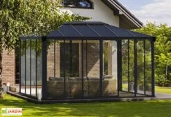 Jardin D’Hiver En Aluminium Et Polycarbonate 13 M² – LEDRO 4300