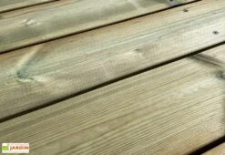 Kit Lames De Terrasse En Bois De Pin Traité 100 M² + Visserie