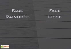 Lames De Terrasse En Composite Pleines Et Réversibles 15 M² -Nesling Boutique lames terrasse composite reversibles anthracite
