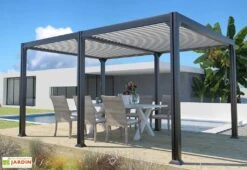 Pergola Bioclimatique Autoportée En Aluminium 3 X 4 M - Newport