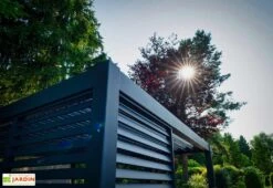 Panneau Brise-vue En Aluminium Pour Pergola Ombréa 1,3 M -Nesling Boutique panneau brise vue jardin angle 1