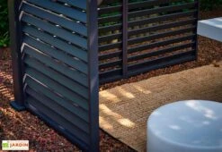Panneau Latéral Brise-vue En Aluminium Pour Pergola Ombréa 1,2 M -Nesling Boutique panneau brise vue jardin bas angle