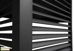 Panneau Latéral Brise-vue En Aluminium Pour Pergola Ombréa 1,2 M -Nesling Boutique panneau brise vue jardin detail angle