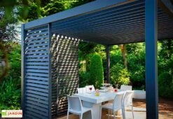 Panneau Brise-vue En Aluminium Pour Pergola Ombréa 1,3 M -Nesling Boutique panneau brise vue jardin 1