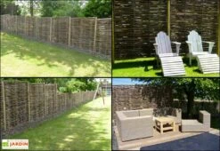 Panneau En Noisetier Tressé Greenwood 7 (180 X 120cm)