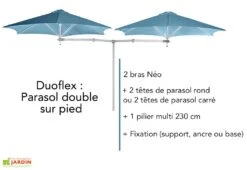 Nesling Boutique -Nesling Boutique parasol double pied bras neo umbrosa 1