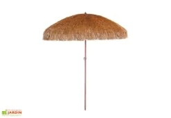 Parasol Droit En Acier Imitation Bois Manila ⌀ 200 Cm