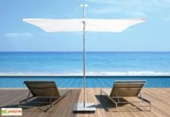 Parasol Carré En Aluminium 300 Cm - Infina Toile Solidum -Nesling Boutique parasol infina carre 300cm umbrosa 2