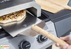 Pelle à Pizza En Acier Inoxydable Et Bois La Hacienda 65 Cm -Nesling Boutique pelle pizza four pizza bbq bois acier inox la hacienda 1