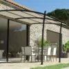 Pergola Adossée En Aluminium 3,5 X 4 M - Kyoto