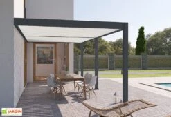 Pergola Bioclimatique Ombréa En Aluminium 3 X 6 M Adossée - Anthracite -Nesling Boutique pergola bioclimatique adossee 3x6m anthracite blanche ombrea 15 729339