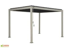 Pergola Bioclimatique En Aluminium Effet Bois Ombréa - 12 M²