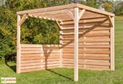 Pergola Modulable En Bois Douglas 2,90 X 2,90 M -Nesling Boutique pergola bois douglas parois mon petit potager