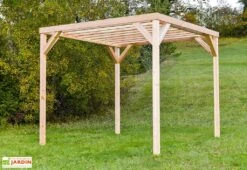 Pergola Modulable En Bois Douglas 2,90 X 2,90 M -Nesling Boutique pergola bois francais douglas pefc mon petit potager
