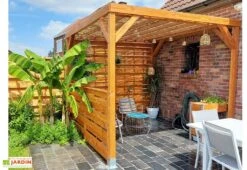 Pergola Modulable En Bois Douglas 2,90 X 2,90 M