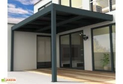 Pergola Photovoltaïque En Aluminium Heliolite Gris – 16,3 M²