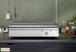 Plancha électrique En Inox 3120 W Avec Housse De Protection - 81 X 50 X 20 Cm