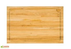 Planche à Découper Doppio En Teck Pour Cuisine Indu+ 82 X 52 Cm
