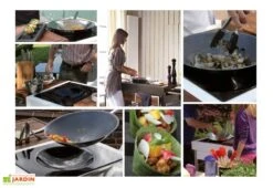 Plaque De Cuisson Induction Wok 40cm 3200 W -Nesling Boutique plaque cuisson induction cuisine exterieur indu haut gamme wok 1