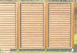 Poteau Pour Panneau Brise-Vue En Bois Traité THT (la Pièce)