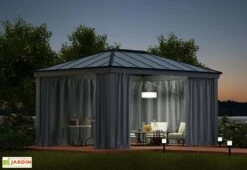 Rideaux En Polyester Pour Pergola Dallas Palram – Lot De 4 -Nesling Boutique rideaux pergola dallas palram 5