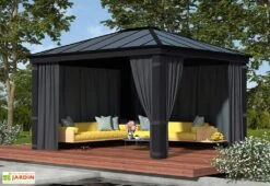 Rideaux En Polyester Pour Pergola Dallas Palram – Lot De 4 -Nesling Boutique rideaux pergola dallas palram 8