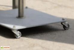 Roues Pivotantes Pour Socle En Aluminium Parasol Rond P50 Prostor