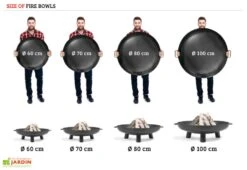 Braséro En Acier Haiti + Grille De Cuisson (plusieurs Dimensions) -Nesling Boutique taille brasero cookking avec homme comparaison 35