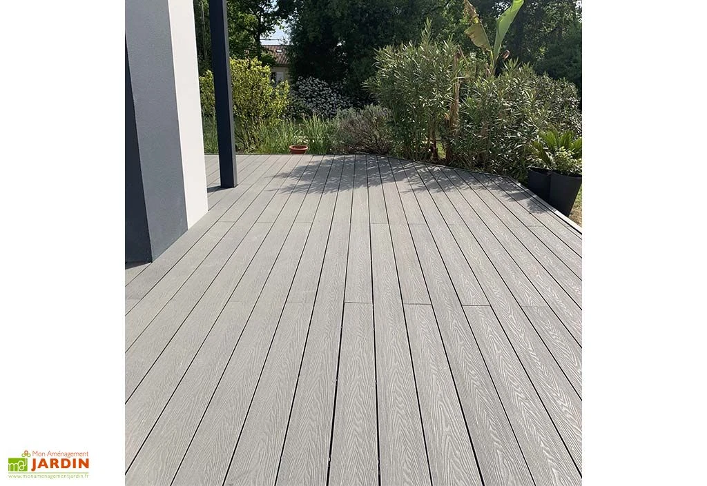 Lames De Terrasse En Composite Alvéolaires Et Réversibles 25 M² 2 Lames De Terrasse En Composite Alvéolaires Et Réversibles 25 M² – Image 2