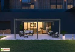 Pergola Bioclimatique Ombréa En Aluminium 4 X 6 M Adossée - Anthracite -Nesling Boutique terrasse pergola bioclimatique adossee 4x6 ombrea 15 729360