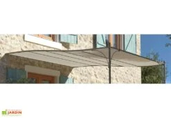 Toile En Polyester 200 Gr/m² Beige Clair Pour Tonnelle Luberon