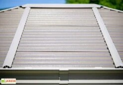 Tonnelle De Jardin En Aluminium Et Acier Galvanisé Striano 10,78 M² 9 Tonnelle De Jardin En Aluminium Et Acier Galvanisé Striano 10,78 M² -Nesling Boutique toiture tonnelle metal sojag striano 10m2