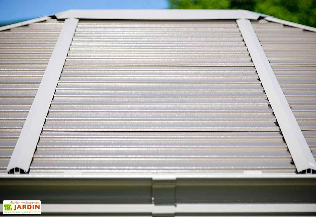 Tonnelle De Jardin En Aluminium Et Acier Galvanisé Striano 10,78 M² 4 Tonnelle De Jardin En Aluminium Et Acier Galvanisé Striano 10,78 M² – Image 4