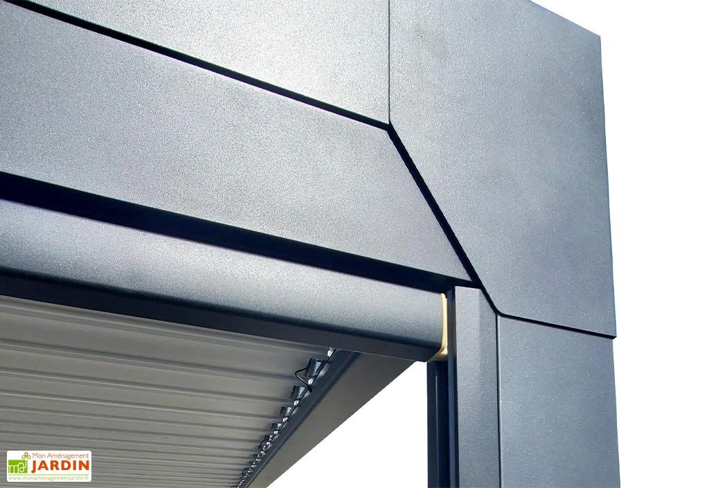 Rideau Pour Pergola Actual Green Outside – 3 M Noir 3 Rideau Pour Pergola Actual Green Outside – 3 M Noir – Image 3